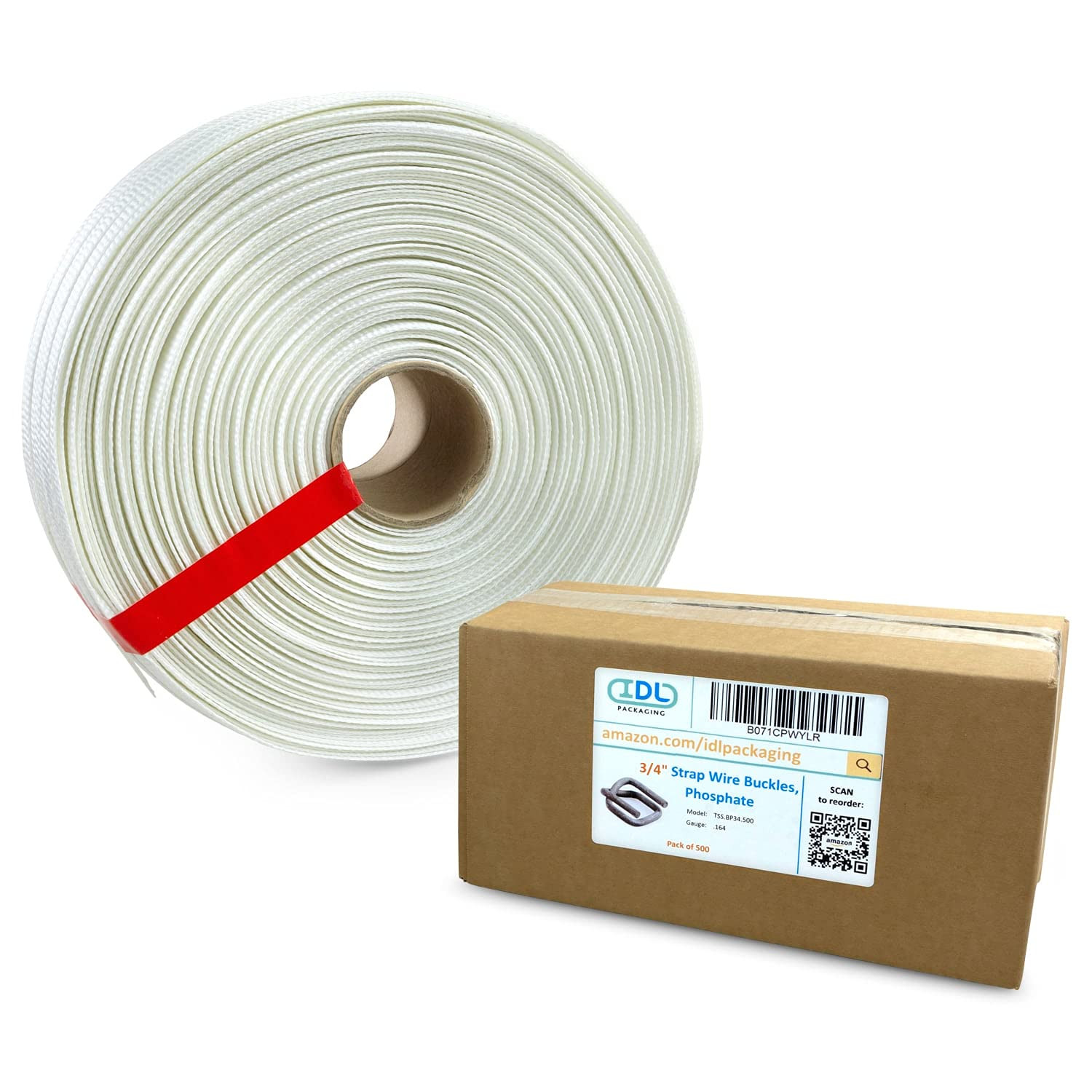 Refills for 3/4" Woven Cord Strapping Kits, 1830 or 2425 lbs. Break Strength Refills for 3/4" Woven Cord Strapping Kits, 1830 or 2425 lbs. Break Strength 2
